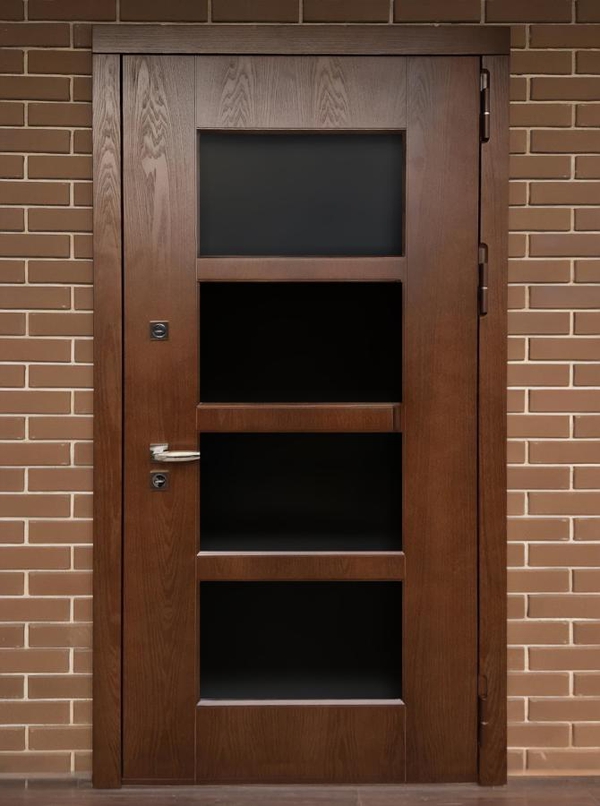 С остеклением в полотне