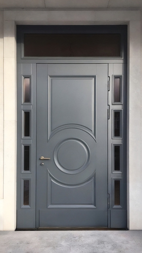 С остекленной фрамугой